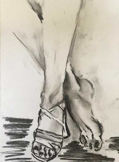 Study in charcoal
